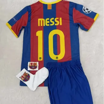 Pele Sport 2011 Şampiyonlar Ligi Finali M.e.s.s.i Çocuk Forması 4'lü Set 2640