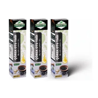SARYA COSMETİC Orbinatura %100 Saf Çörekotu Yağı 3 x 250 ml %100 Doğal Soğuk Sıkım (3 Adet)