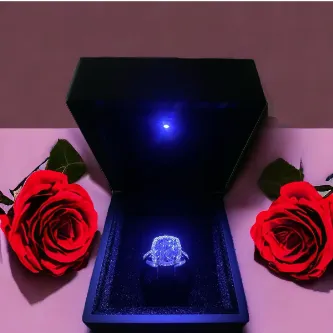ZEY GÜMÜŞ 3 KARAT KADIN KARE TEKTAŞ YÜZÜK