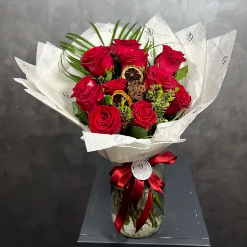 Derin Flowers 11 Kırmızı Gül
