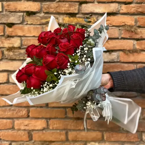 Derin Flowers 21 Adet Gül Buketi