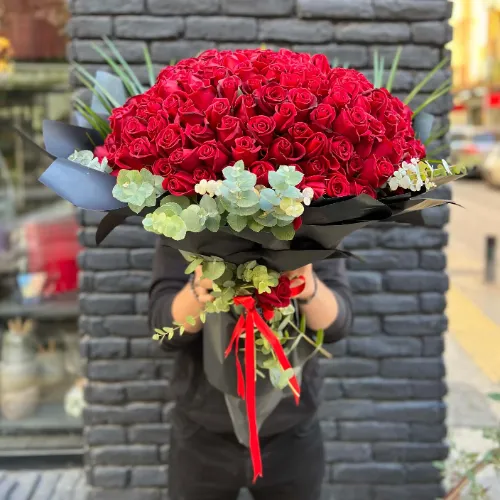 Derin Flowers 201 Güllü XL Buket