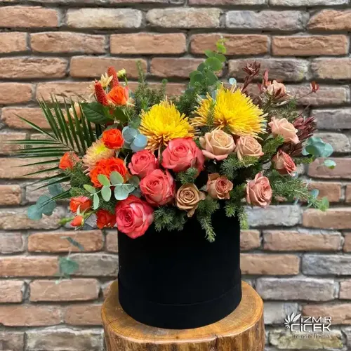 Derin Flowers Kadife Kutuda XL Aranjman