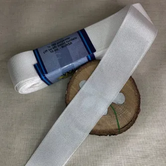 SavBrand 10 Metre Kırık Beyaz Grogren Kurdele (3 Cm En)