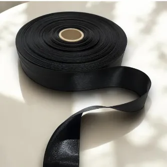 SavBrand Siyah Saten Kurdele 4 cm 1 Metre