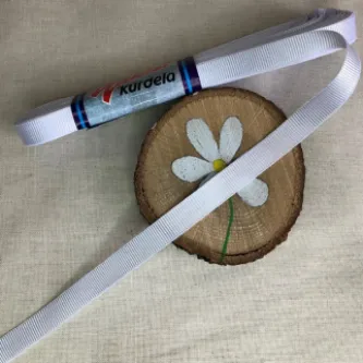 SavBrand 10 Metre Beyaz Grogren Kurdele (1 Cm)