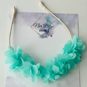 SavBrand Mint Yeşili Colourful Kız Çocuk Taç Özel Günler 23 Nisan Bayram