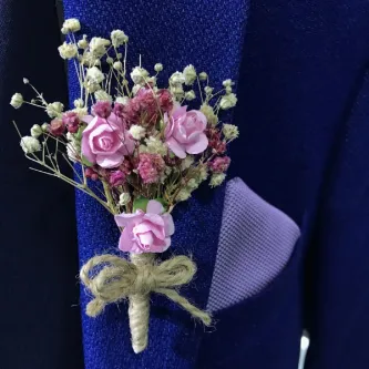 SavBrand Lila Yaka Çiçeği - Damat Çiçeği - Sağdıç Çiçeği