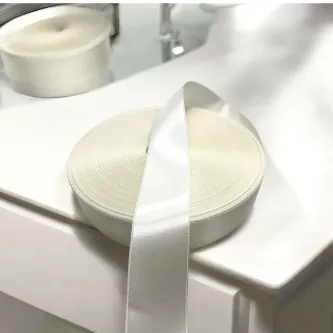 SavBrand Krem Saten Kurdele 4 Cm 1 Metre