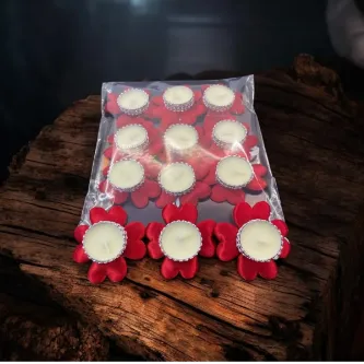 SavBrand Kırmızı Nedime El Mumu 12 Adet Kına Gecesi