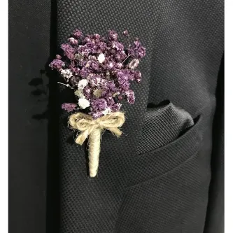 SavBrand LİLA DAMAT YAKA ÇİÇEĞİ~ BAHAR DEKOR ÇİÇEK