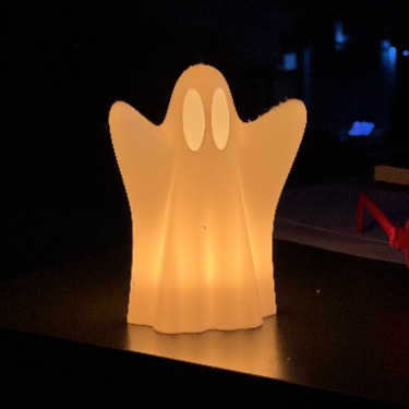 GND 3D BASKI ATÖLYESİ Hayalet Temalı Gece Lambası