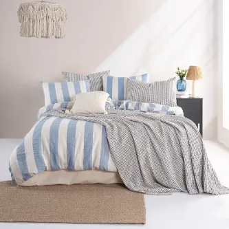 Befera Design Marrakesh %100 Pamuklu Çift Kişilik Yıkamalı İplik Boya Nevresim Takımı