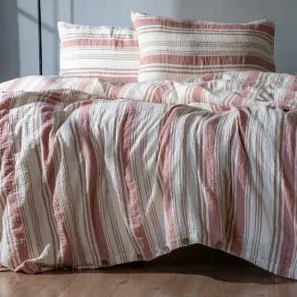Befera Design Müslin Çift Kişilik Yıkamalı %100 Pamuklu Nevresim Takımı Ütü Istemeyen