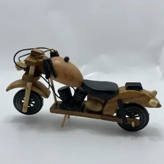 MYK HEDİYE VE SANAT ATÖLYESİ Ahşap Motosiklet & Motor