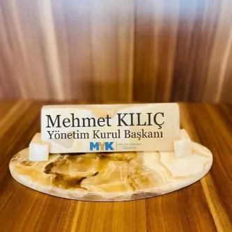 MYK HEDİYE VE SANAT ATÖLYESİ Mermer Isimlik Özel Mermer El Yapımı