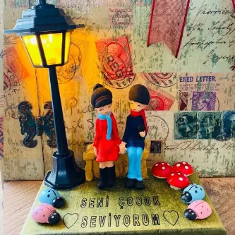 MYK HEDİYE VE SANAT ATÖLYESİ  Sevgiliye Hediyesi Evlilik Yıl Dönüm Sevgililer Hediyesi
