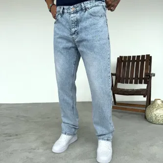 ORAY STORE Buz Mavi Baggy Pantolon