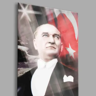 BALERA Atatürk 06 Cam Tablo-Atatürk Tablosu