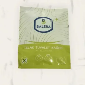 BALERA Islak Tuvalet Mendili 15 Adet Çocuklara Özel Hassasiyet **Tekli Özel Ambalaj**
