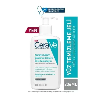DERMOKDEM CeraVE Akneye Eğilim Gösteren Ciltlere Özel Temizleyici