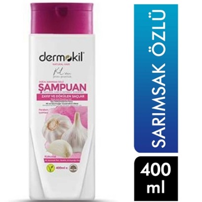 DERMOKİL Sarımsak Özlü Zayıf ve Dökülen Saçlar 400ml
