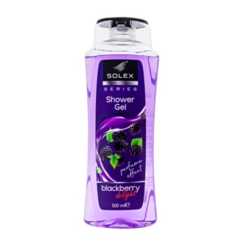 SOLEX BLACKBERRY DELIGHT SHOWER GEL 500 ML