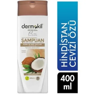 DERMOKİL Şampuan Hindistan Cevizi Özlü Kuru ve Mat Saçlar 400ml
