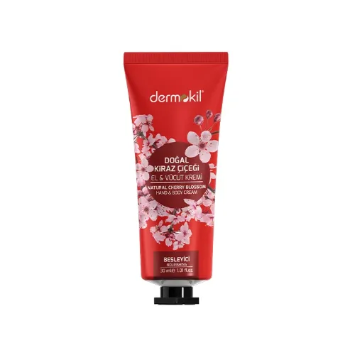DERMOKIL  Kiraz Çiçeği El ve Vücut Kremi 30 ml
