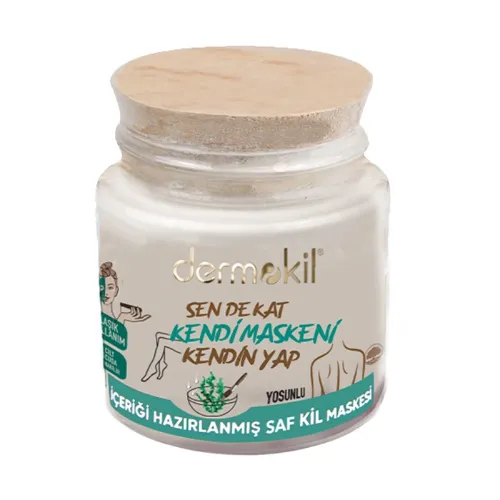DERMOKIL  Sen de Kat Kendi Maskeni Kendin Yap Yosunlu Kil Maskesi 280 ml