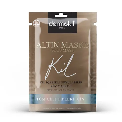 DERMOKIL SPECIAL  Soyulabilir Gold Yüz Maskesi 15 ml (Tüm Cilt Tipleri İçin)
