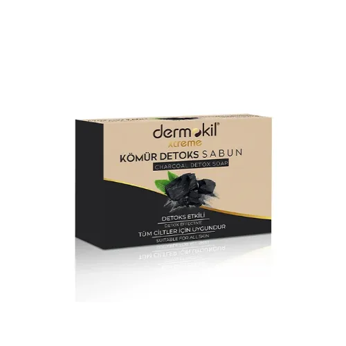 DERMOKIL XTREME  Kömürlü Detoks Doğal Katı Sabun 100 gr.