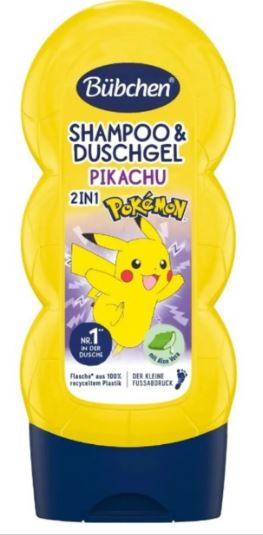Mutlu Sepetim Bübchen Çocuk Şampuan&Duş Jeli 2 in 1 Pokemon Pikachu 230 ml