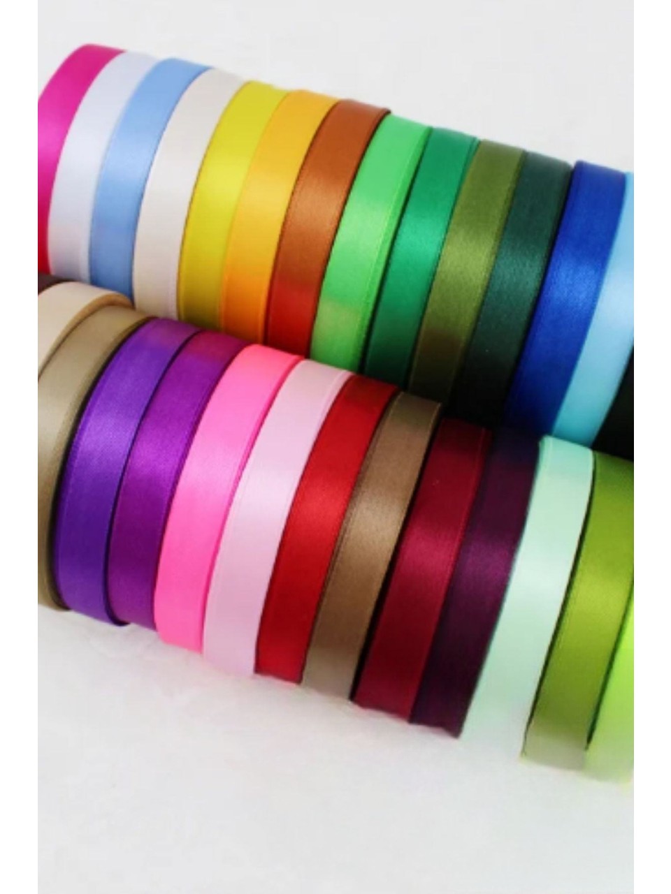 Exporanto Saten Kurdele 3 mm Pembe 1 Metre görsel 3