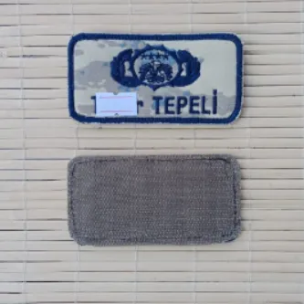 İzmir Askeri Malzeme Hava Kuvvetleri Havacı Güvenlik Ad Soyad Yazılı Bez Isimlikli Nakışlı Brövesi Arma Patch