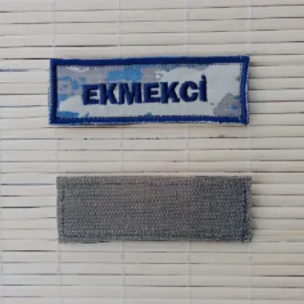 İzmir Askeri Malzeme Hava Kuvvetleri Havacı Kamuflaj Renkli Soyadı Nakış Isimlik Arma Patch