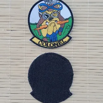 İzmir Askeri Malzeme Colonel Yazılı Silüetli Nakış işlemeli Arma Patch Peç