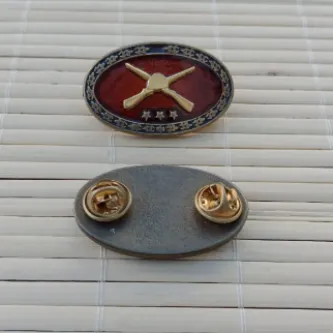 İzmir Askeri Malzeme Kara Kuvvetleri Astsubay Uzman Çavuş Kıta Hizmet Harici 3 Yıldız Metal Göğüs Brove