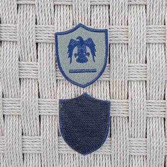 İzmir Askeri Malzeme Havacı Asteğmen Gri Zemin Kartal Nakışlı Mini T-shirt Arma Peç Patch