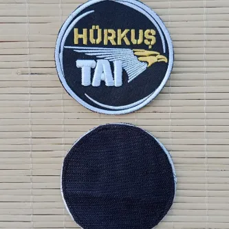 İzmir Askeri Malzeme Hürkuş Tai Yazılı Logolu Nakış işlemeli Arma Patch Peç