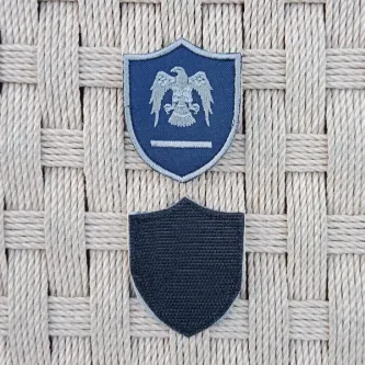 İzmir Askeri Malzeme Havacı Asteğmen Lacivert Zemin Kartal Nakışlı Mini Polar Arma Peç Patch