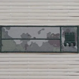 İzmir Askeri Malzeme Karacı Kamuflaj Renkli Soyadı ve Kan grubu istihkam Nakış isimlik Arma Patch