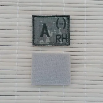 İzmir Askeri Malzeme Kara Kuvvetleri Eski Kamuflaj Renkli Nakış işlemeli A Rh - Ufak Kan Gruplu Arma Patch Peç