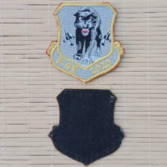 İzmir Askeri Malzeme F-4E 2020 Yazılı Uçak ve Kaplan Logolu Nakış işlemeli Arma Patch Peç