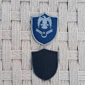 İzmir Askeri Malzeme Havacı Asb Çavuş Lacivert Zemin Kartal Nakışlı Mini Polar Arma Peç Patch