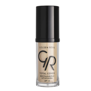 Nazel Kozmetik Golden Rose Total Cover 2in1 Foundation & Concealer No: 11 Nude - Fondöten & Kapatıcı - 8691190963712