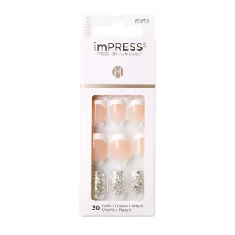 Nazel Kozmetik Impress Kendinden Yapışkanlı Takma Tırnak Kısa Kım008