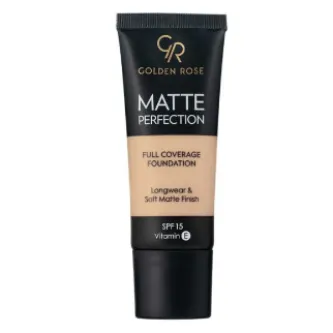 Nazel Kozmetik Golden Rose Matte Perfection Full Coverage Foundation No: Natural 04 - Mat Fondöten - 8691190509552