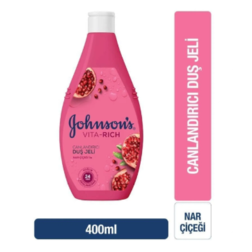 Nazel Kozmetik Johnson's Vita-rich Nar Çiçeği Canlandırıcı Duş Jeli 400ml