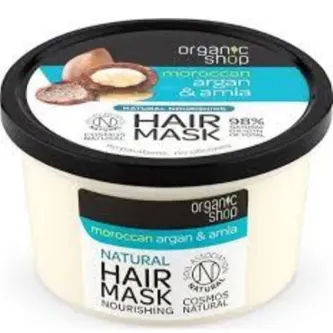 Nazel Kozmetik Organic Shop Argan & Amla Saç Maskesi 250 ml